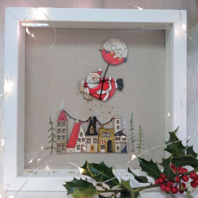 Papá Noel en globo - Imagen 2